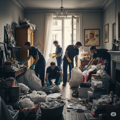 débarras d’une maison insalubre (diogène) à paris on est là pour vous aide