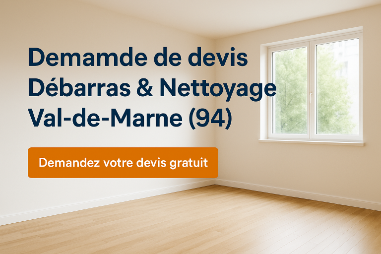 demande de devis – débarras & nettoyage val de marne (94)